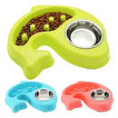 Comedouro Lento com Bebedouro - GR Store