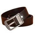 Cinto Masculino de Couro Legítimo e Fivela Metálica - Retro CB Belt - GR Store