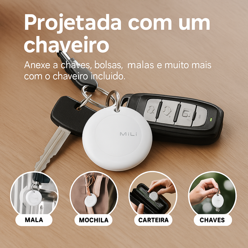 O Rastreador Premium que Cuida do Seu Mundo - MiLi MiTag Go - GR Store