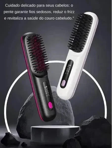 Escova Alisadora Portátil sem Fio - LissPocket Care - GR Store
