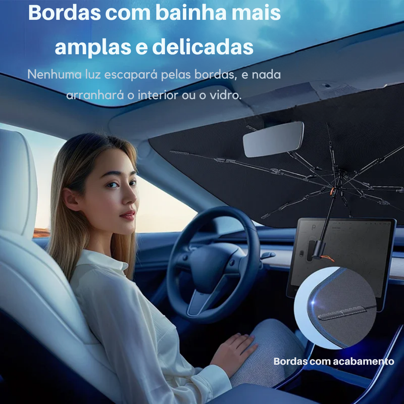 Guarda-Sol para Carro LuxShield Premium | Refresca e Protege