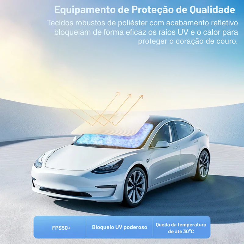 Guarda-Sol para Carro LuxShield Premium | Refresca e Protege