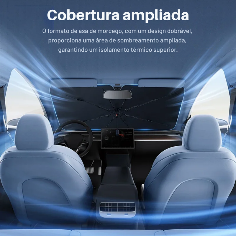 Guarda-Sol para Carro LuxShield Premium | Refresca e Protege