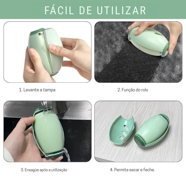 Removedor de Pelos Lavável e Reutilizável - Rolon Free Pelox