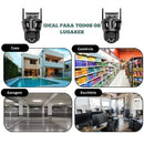 Câmera de Segurança 360° Tripla Lente 4K Wi-Fi Visão Noturna Inteligente - CamGuard Pro - GR Store