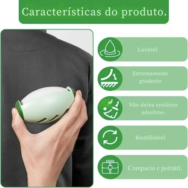 Removedor de Pelos Lavável e Reutilizável - Rolon Free Pelox