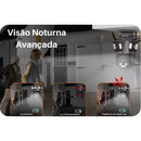 Câmera de Segurança 360° Tripla Lente 4K Wi-Fi Visão Noturna Inteligente - CamGuard Pro - GR Store