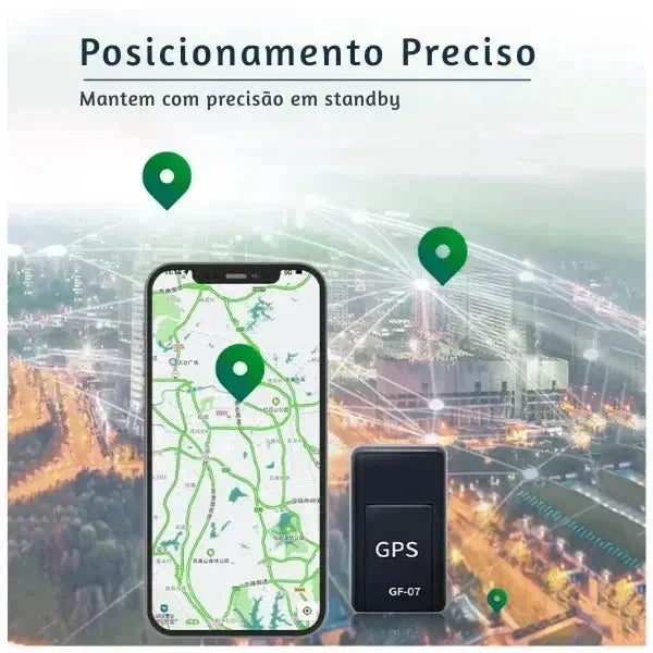 Mini Rastreador GPS magnético em tempo real e alta precisão - CarTracker Mini GPS - GR Store