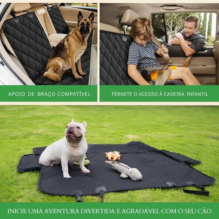 Capa Protetora Impermeável para Banco Traseiro de Carro para Cães - CarPet Cover