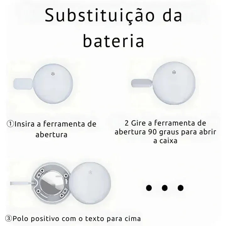 Smart Tag BlueTooth Find4You – Localizador Inteligente a prova d'água compatível com Android - GR Store