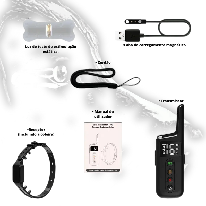 DogZen Smart - Coleira de Treino para deixar seu Cão Calmo, Obediente e Feliz - GR Store
