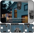 Câmera de Segurança 360° Tripla Lente 4K Wi-Fi Visão Noturna Inteligente - CamGuard Pro - GR Store