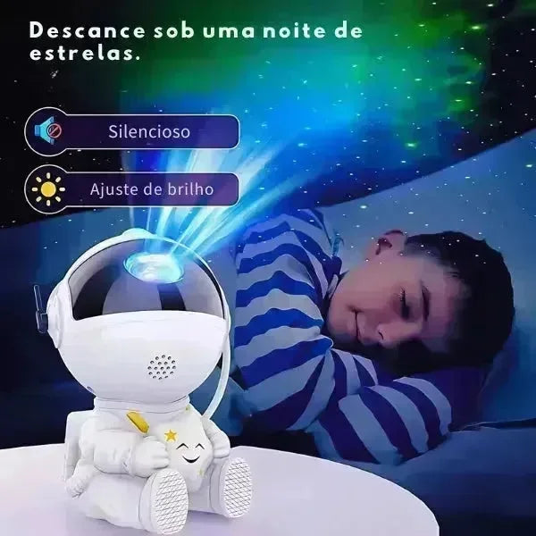 Projetor LED de Astronauta da Galáxia | StellarView - GR Store