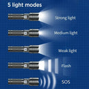 Lanterna LED à Prova d’Água com Zoom e 5 Modos de Iluminação - Elite PROLuminum All - GR Store