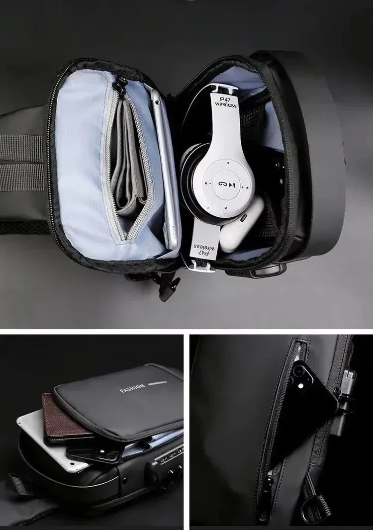 Bolsa De Peito Antifurto Masculina | ChestBag Safe Pro - GR Store